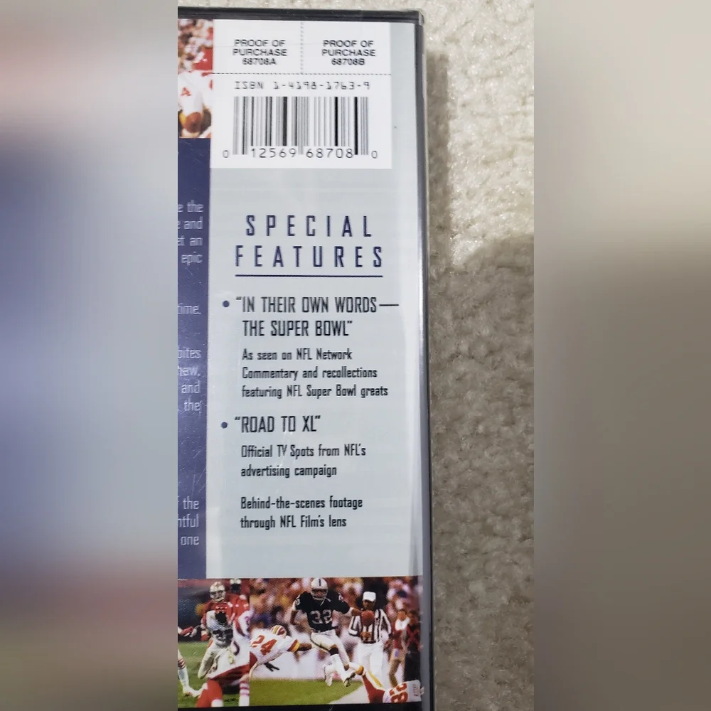 NWT-DVD Video Greatest Super Bowl Moments